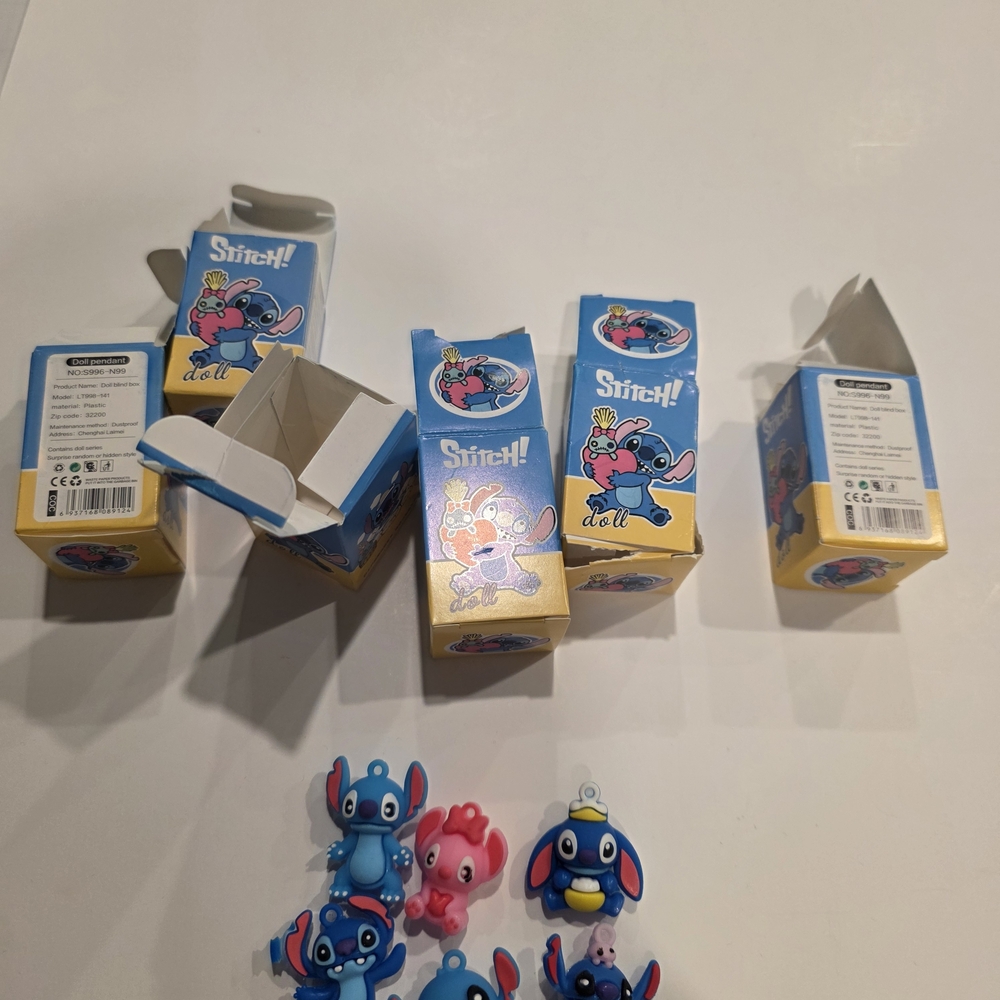 Disney Stitch Mini Box Doll Figures Bundle Cute Collectible Toys - Picture 4 of 4